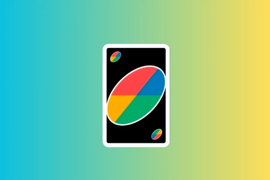 Carta curinga do jogo UNO