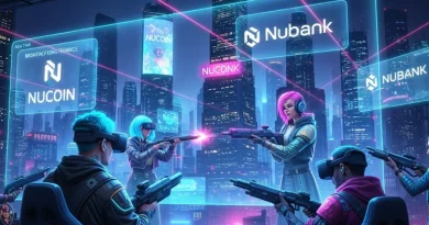 jogadores em realidade virtual, metaverso Nubank, NucCoin e Nubank