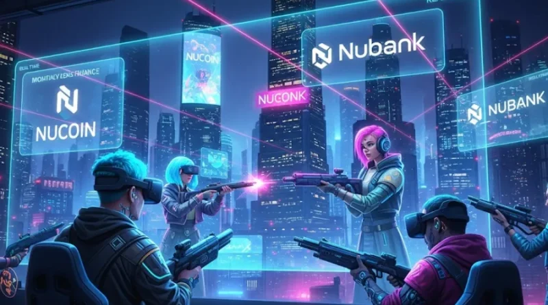 jogadores em realidade virtual, metaverso Nubank, NucCoin e Nubank