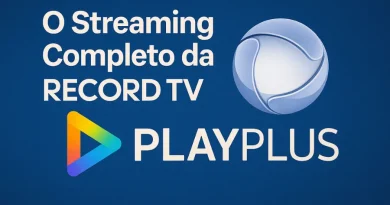 logo Playplus e Record TV, "O Streaming Completo da RECORD TV"