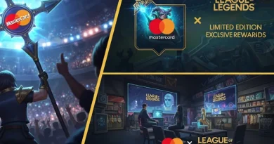 logo Mastercard, League of Legends eSports, recompensas exclusivas LOL