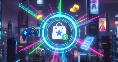 Ilustração do Google Opinion Rewards com moedas, controle de videogame e sacola, representando recompensas por pesquisas