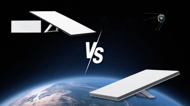 starlink antena padrao vs mini comparacao velocidade preco ficha tecnica internet via satelite