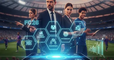 FC 26: Novo modo carreira com gestores e jogador em campo. Destaque para transferências, academia e patrocínios.