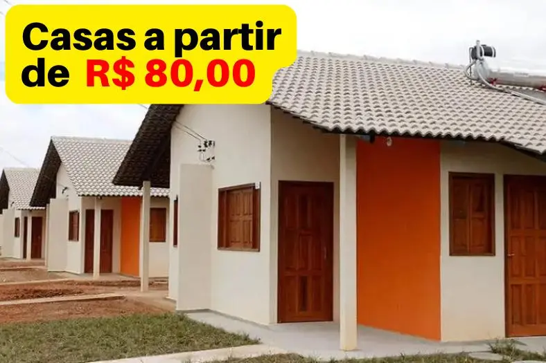 Casa modelo Minha Casa Minha Vida