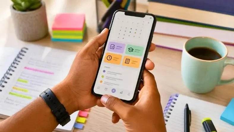Aplicativos para organizar estudos e provas no celular com agenda digital, tarefas e materiais de estudo organizados